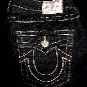True Religion Black Cords